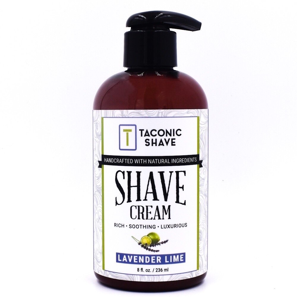 Taconic Shave Cream With Pump  - Lavender Lime